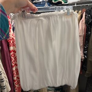 Elegant White Women's Bandeau Top